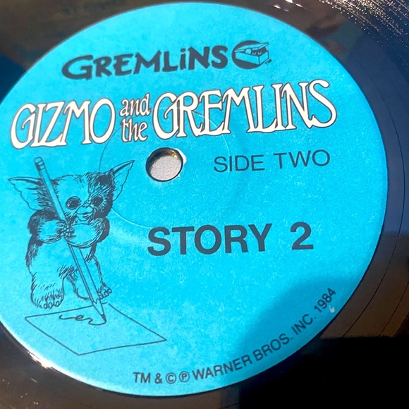 GIZMO AND THE GREMLINS VITGE 80s VINYL RECORD & 16 PAGE BOOK READ ALONG RECORD - Picture 16 of 16